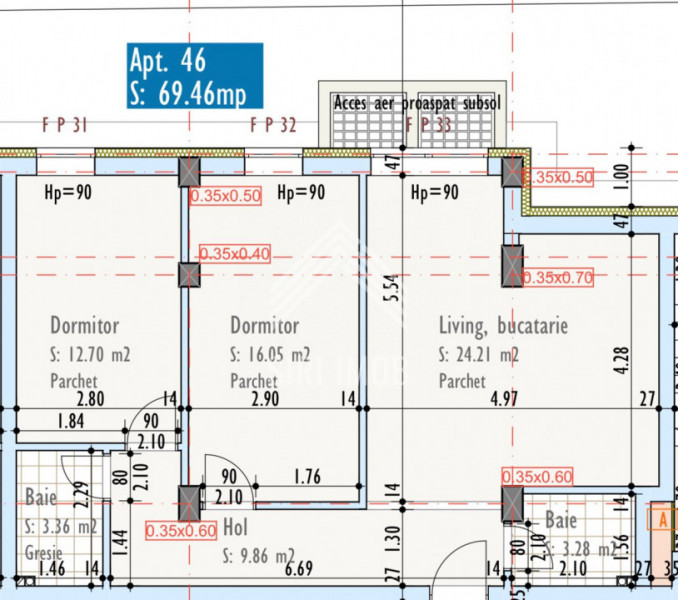 Apartament cu 3 camere in complex rezidential nou, Someseni