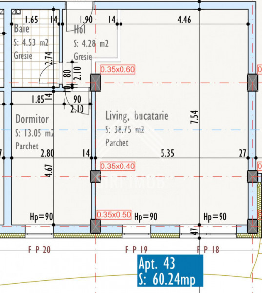 Apartament cu 2 camere in complex rezidential nou, Someseni