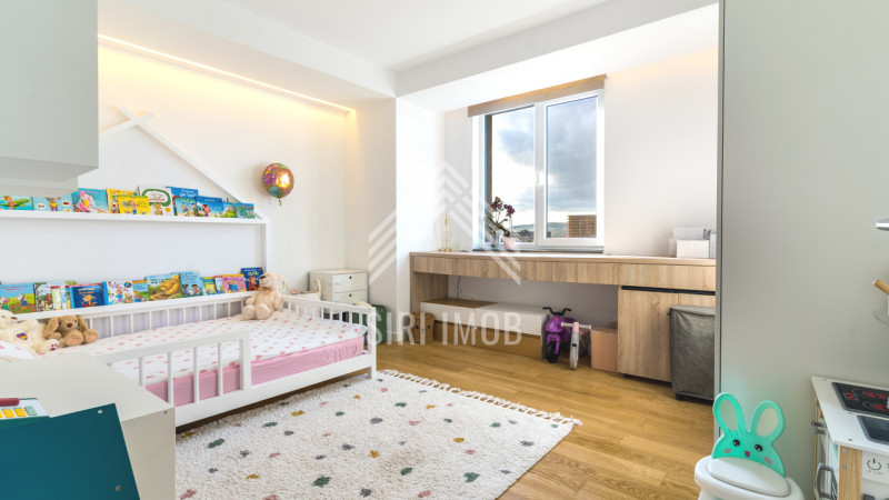 Apartament superfinisat 3 camere,cart.Gheorgheni,str.Soporului,parcare subterana