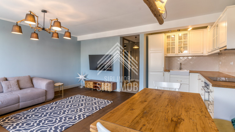Apartament semicentral ultrafinisat cu 3 camere, 2 balcoane si parcare subterana