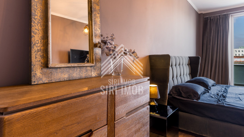Apartament semicentral ultrafinisat cu 3 camere, 2 balcoane si parcare subterana