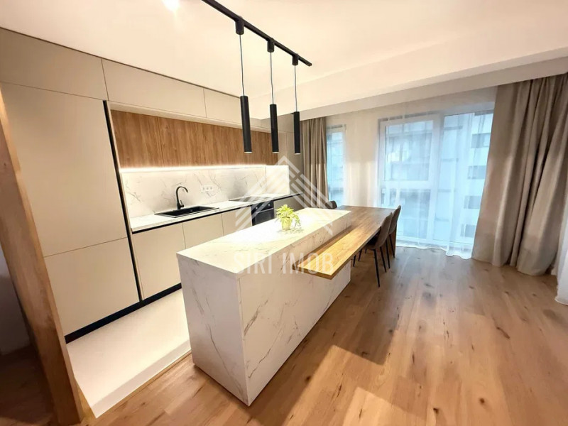 Apartament elegant cu 2 camere, pacare subterana si 2 balcoane in Gheorgheni