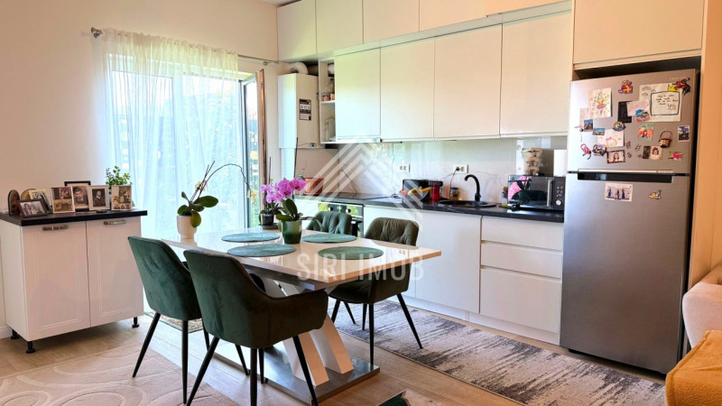 Apartament 2 camere,cart.Buna-Ziua,gradina,incalzire pardoseala, mobilat-utilat