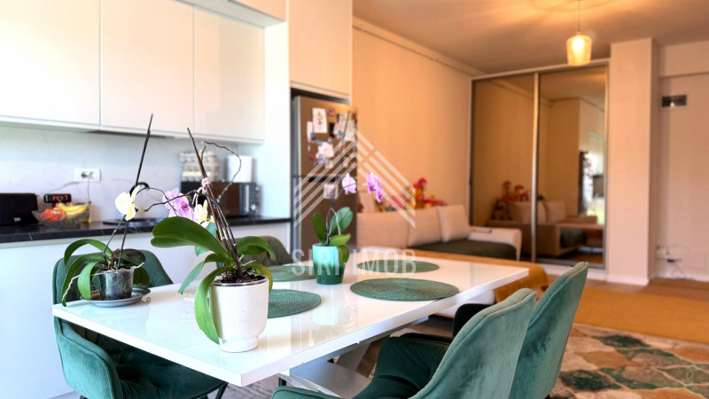 Apartament 2 camere,cart.Buna-Ziua,gradina,incalzire pardoseala, mobilat-utilat