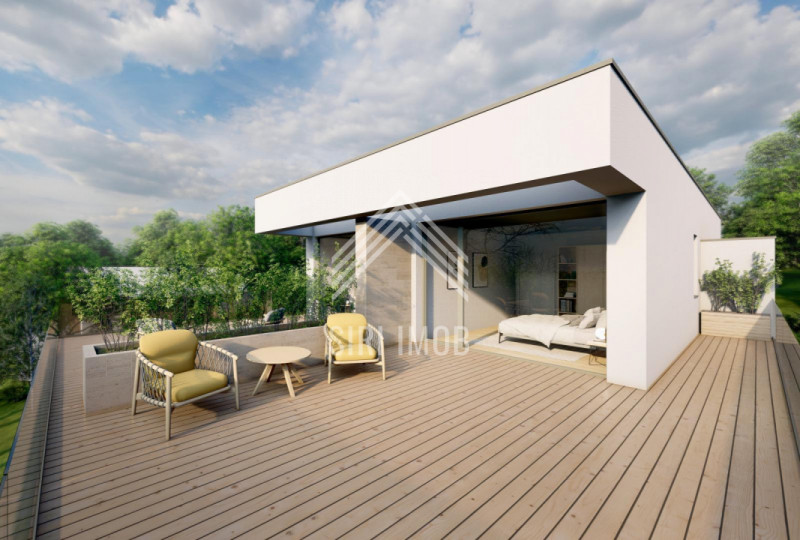 Duplex modern, premium, în zona Voroneț, terasa panoramica