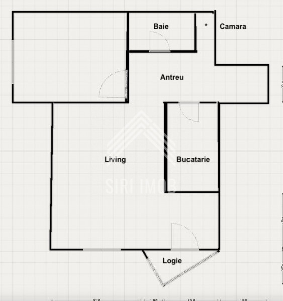 Apartament 2 camere, cart.Manastur, zona Big, DECOMANDAT, balcon, beci