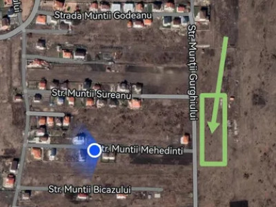 Teren intravilan parcelabil, CU emis, Chinteni cu panorama spre Cluj