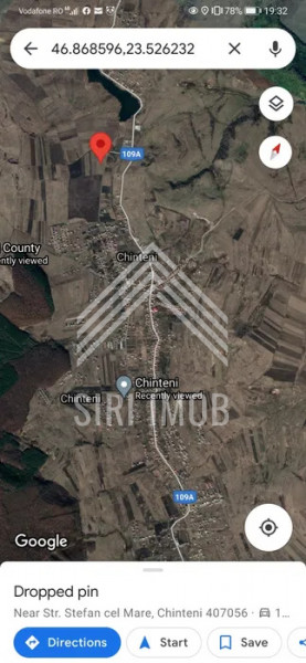 Teren intravilan parcelabil – Chinteni, zona lac