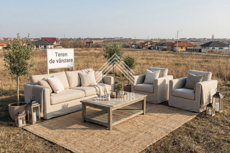 Teren intravilan 710 mp, Chinteni, str.Ion Creanga, utilitati