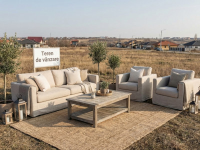 Teren intravilan 710 mp, Chinteni, str.Ion Creanga, utilitati