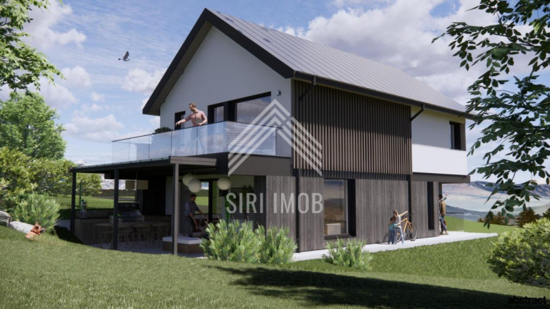 Casă individuală cu vedere panoramică | 136 mp utili + mansardă | 700 mp teren |