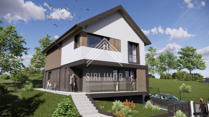 Casă individuală cu vedere panoramică | 136 mp utili + mansardă | 700 mp teren |