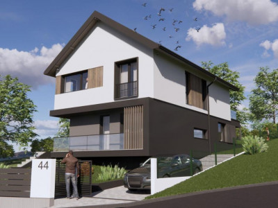 Casă individuală cu vedere panoramică | 136 mp utili + mansardă | 700 mp teren |
