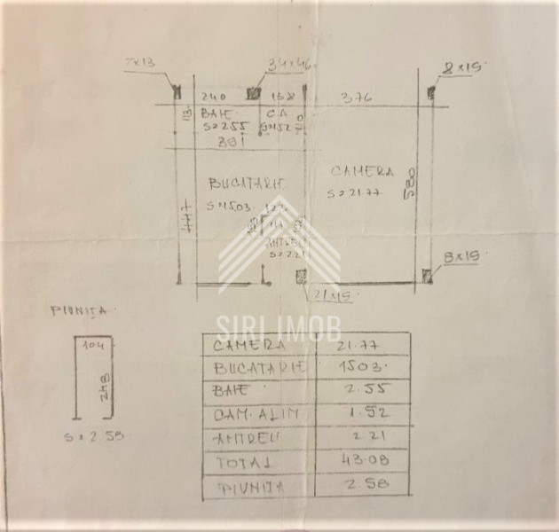 Apartament 1 camera, confort sporit, SEMICENTRAL, ideal pt investitie