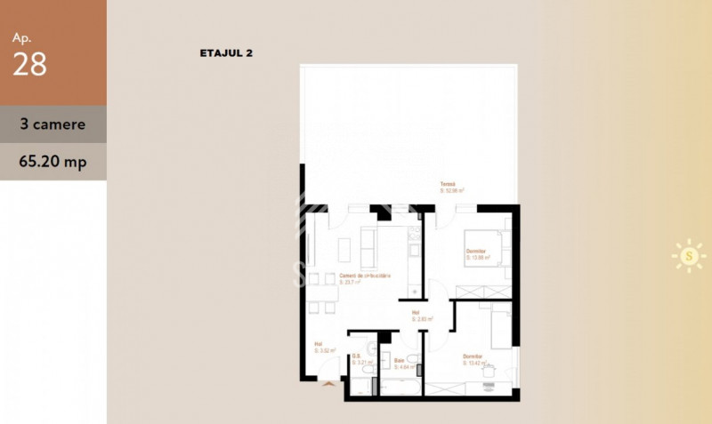 Apartamente 2,3,4 camere in ansamblu rezidential nou, FLORESTI, zona Vivo