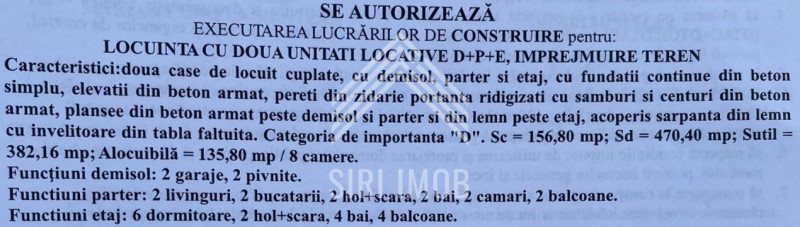 Teren cu autorizatie de constructie casa tip duplex, Dezmir, zona Planoarelor 