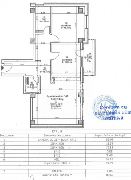 Apartament modern 3 camere, Gheorgheni, str. Soporului, parcare subterana, view