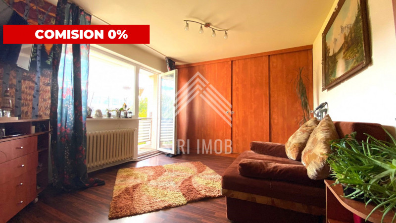 Apartament 3 camere,cart.Manastur,aleea Balea, balcon,baie cu geam  