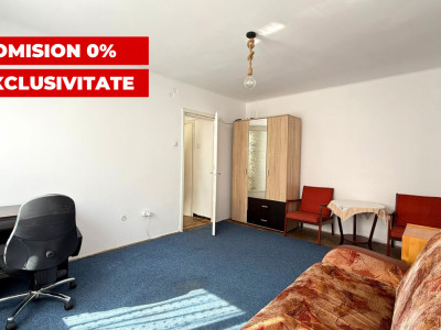 Apartament 2 camere, zona Garii, str.Burebista, baie cu geam, parcare