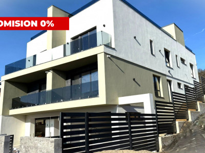 Casa tip duplex, zona VORONET, view spre oras, rooftop, garaj, 3 bai, 2 balcoane